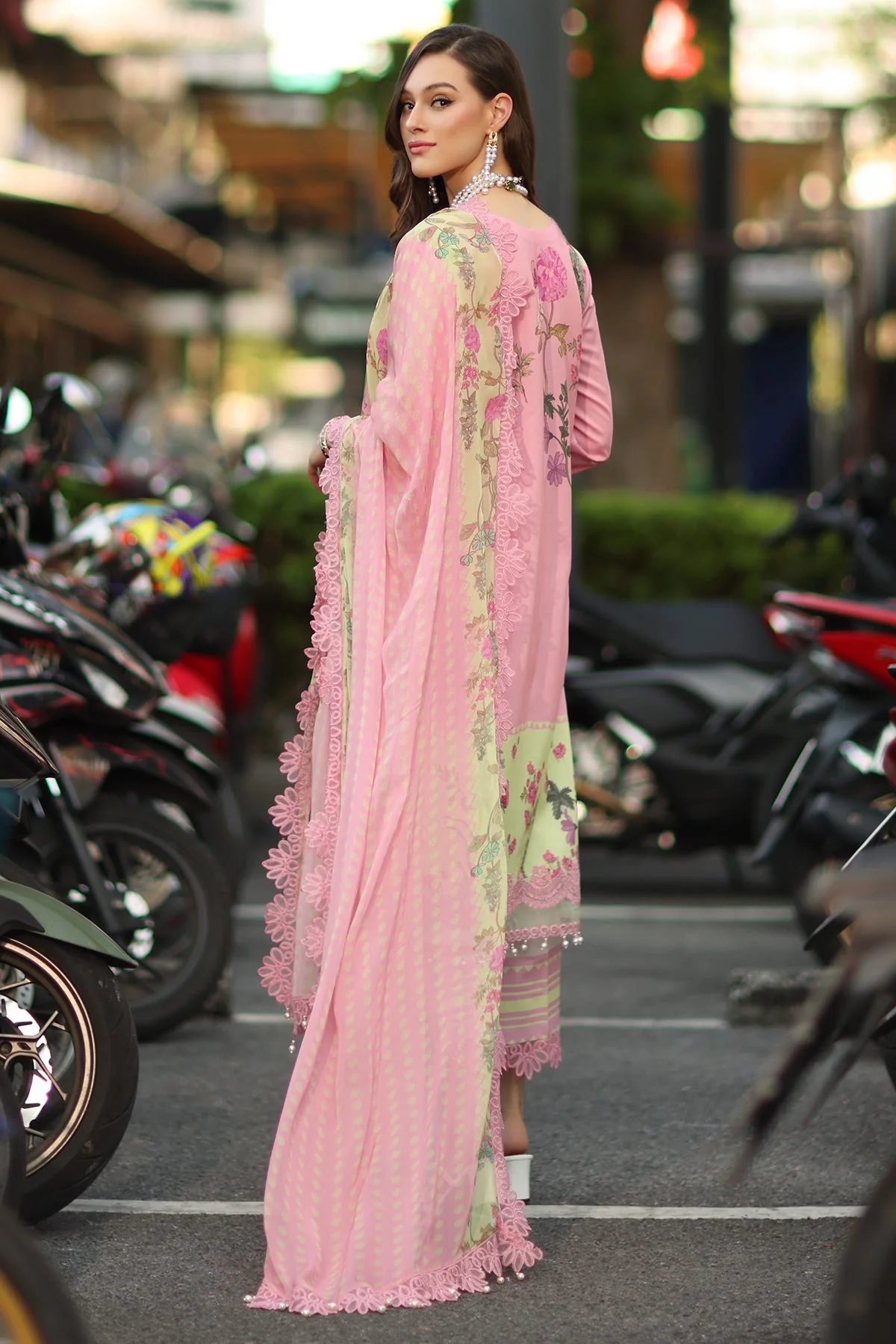 3-PC Embroidered Lawn Collection CH6-14 PSOK - Image 4