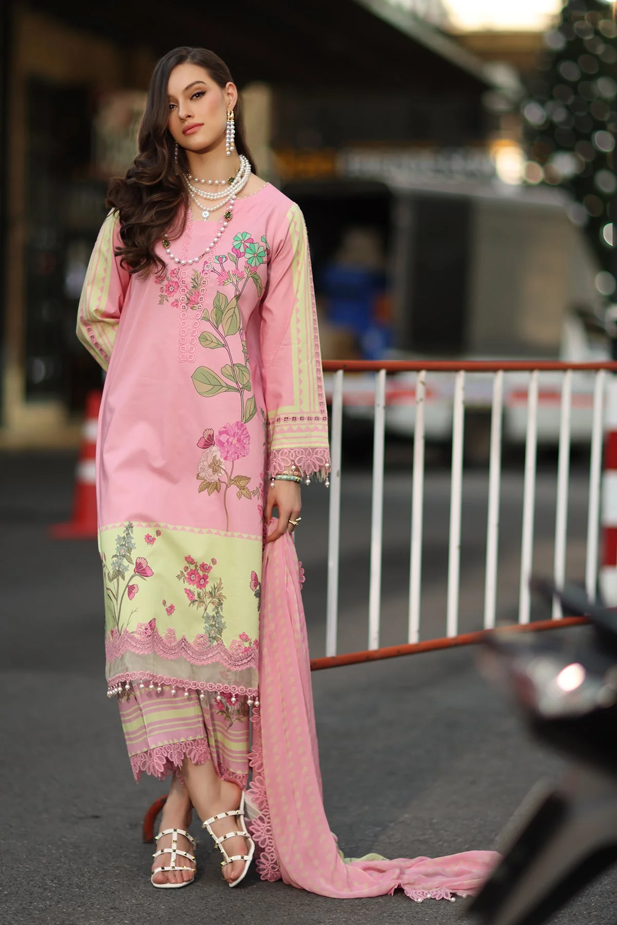 3-PC Embroidered Lawn Collection CH6-14 PSOK - Image 6