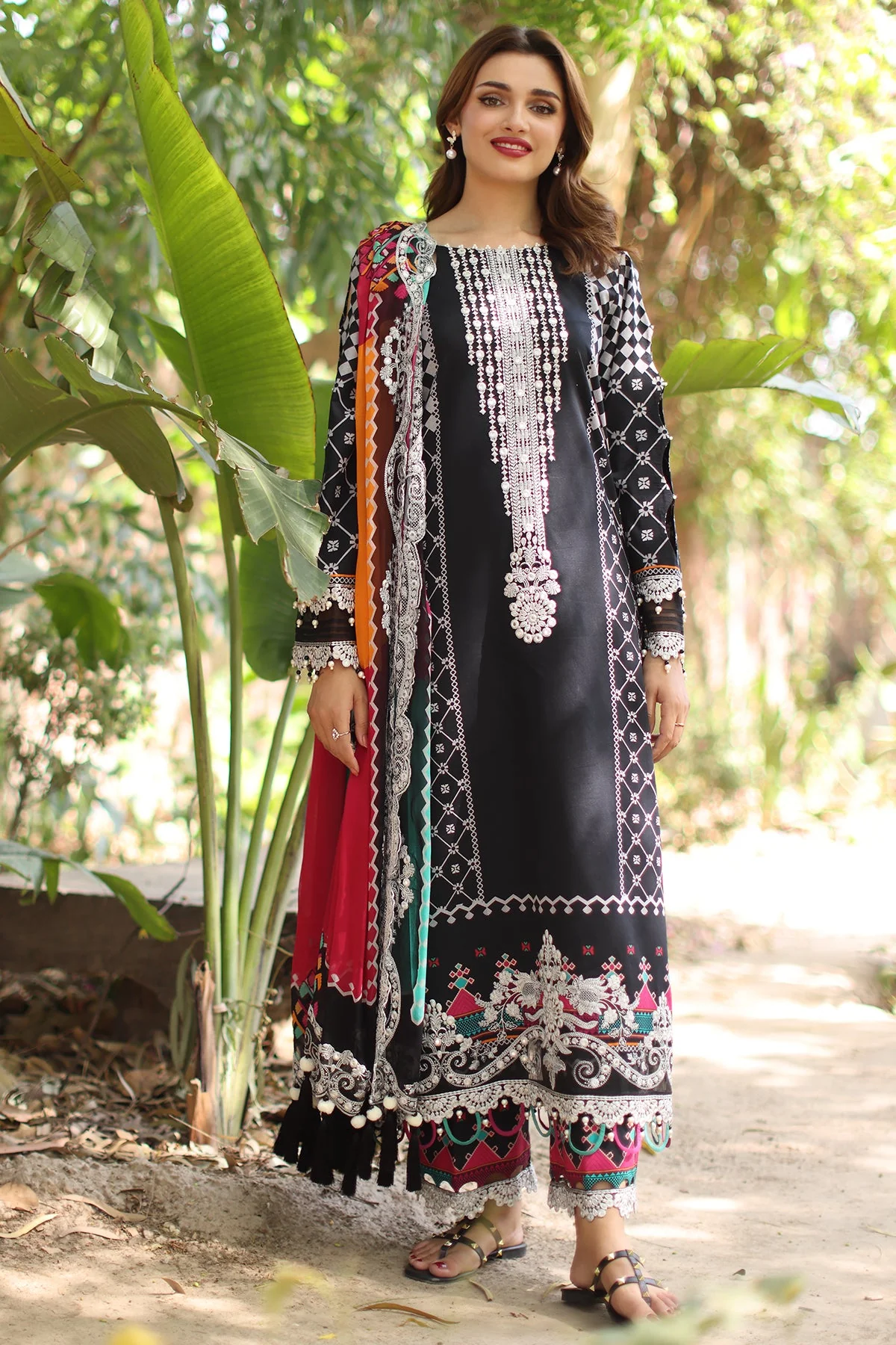 3-PC  Embroidered Lawn Collection CH6-17 PSOK