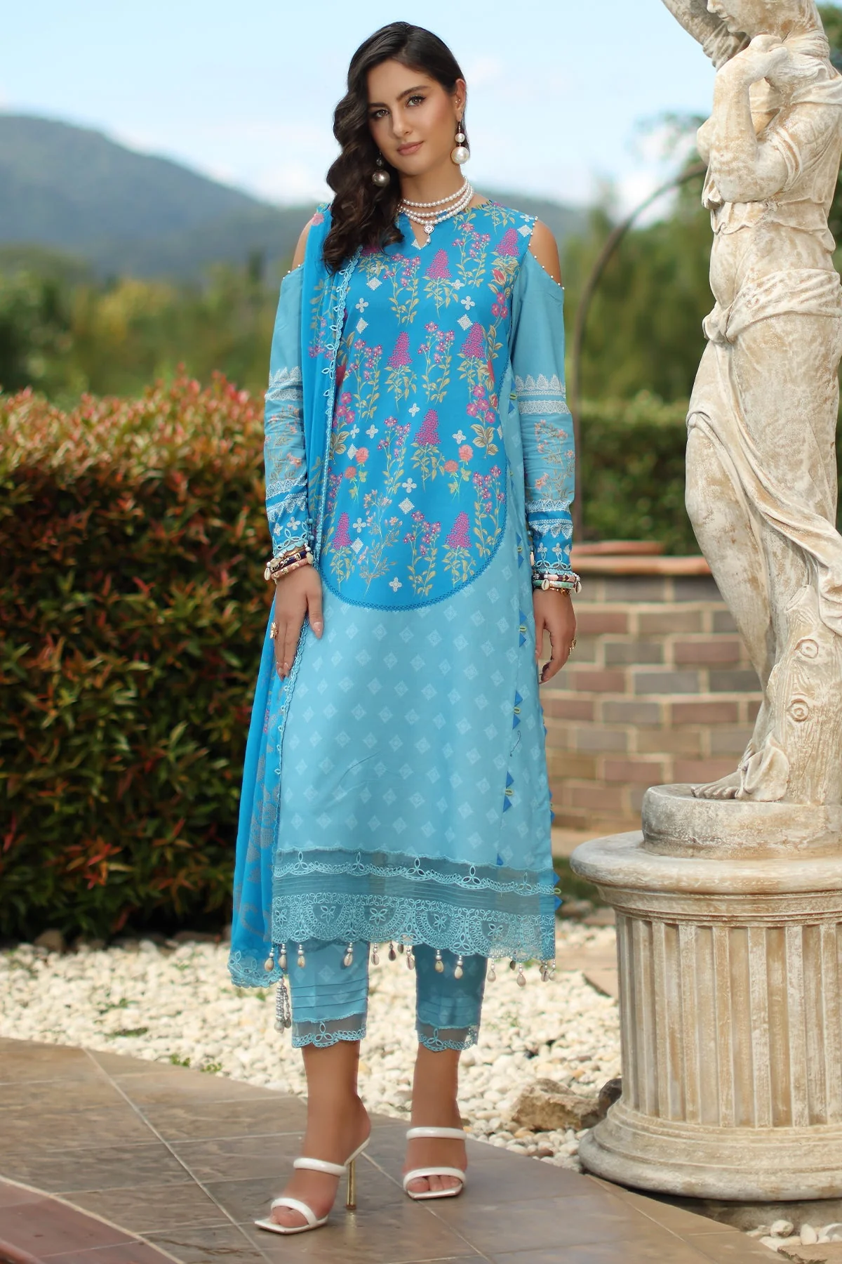 3-PC  Embroidered Lawn Collection CH6-19 PSOK