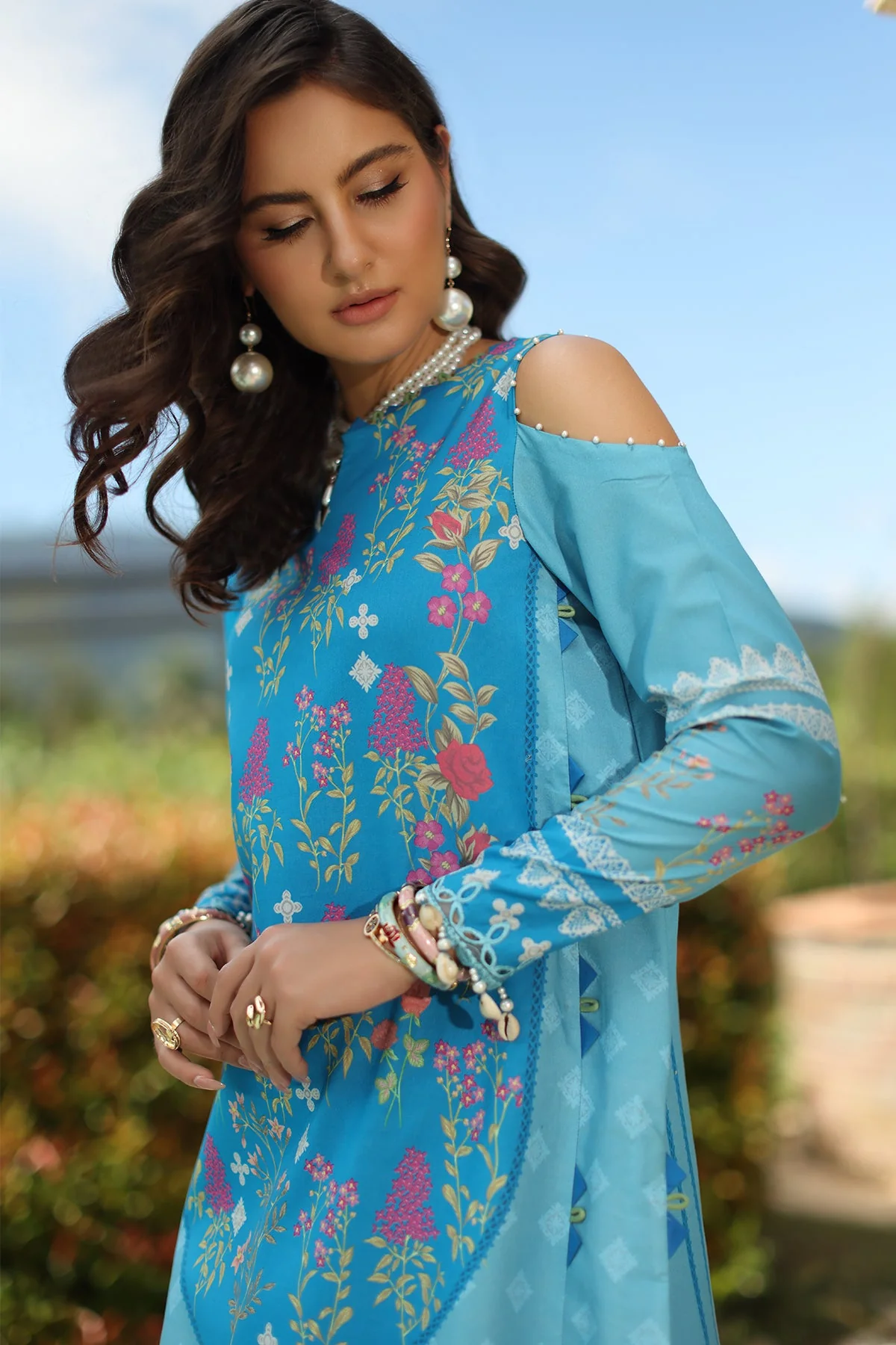 3-PC  Embroidered Lawn Collection CH6-19 PSOK - Image 2
