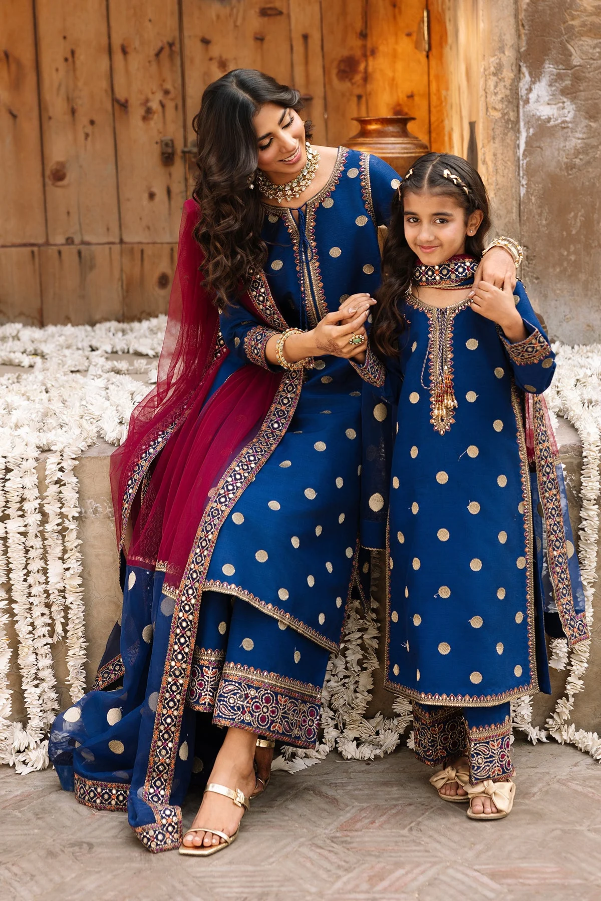 3-PC Embroidered Raw-Silk CKP-6-368 - Image 3
