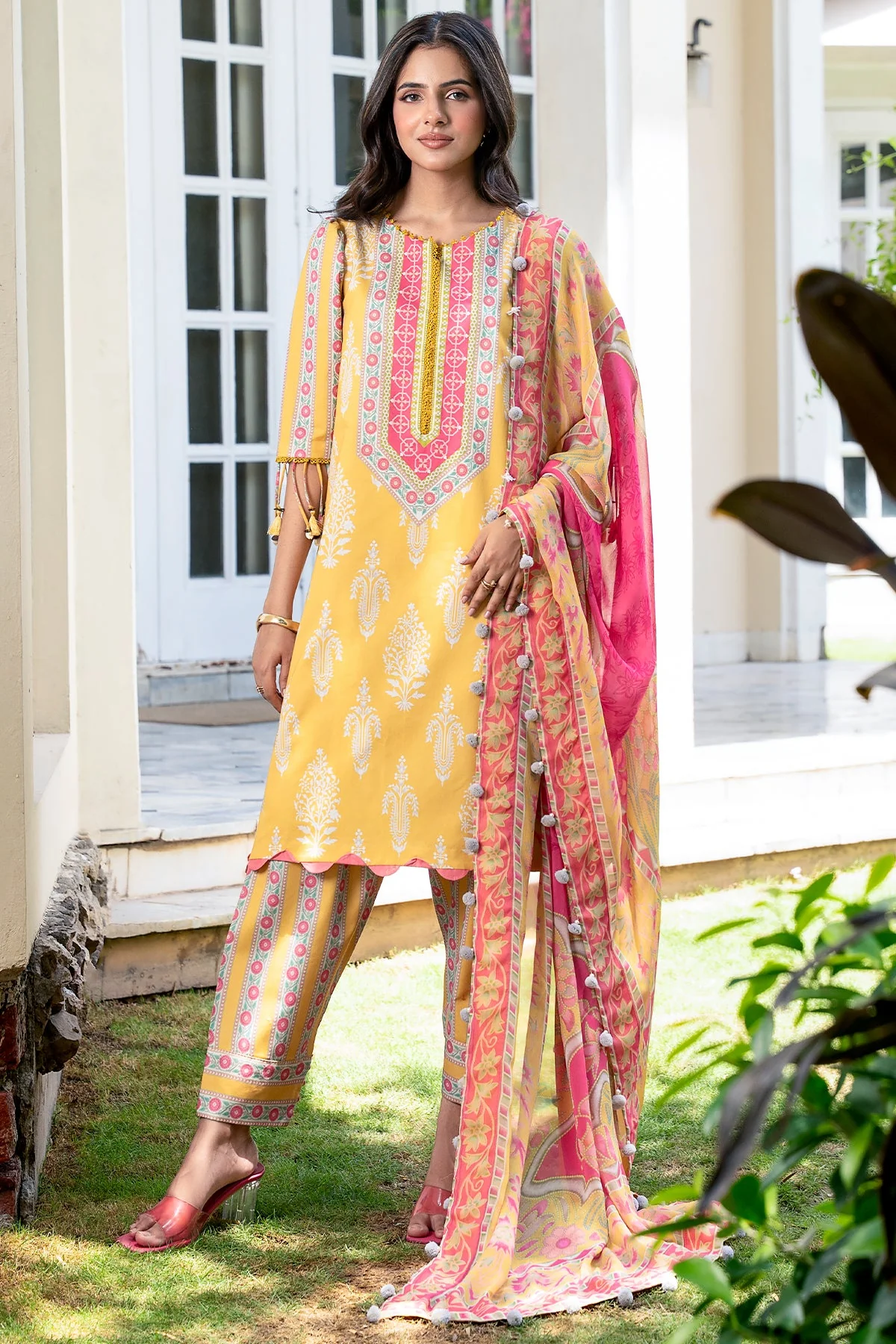 3-PC Printed Lawn Suit CP6-26 PSOK