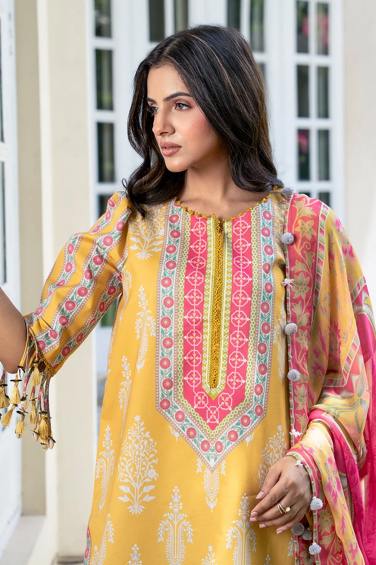 3-PC Printed Lawn Suit CP6-26 PSOK - Image 2