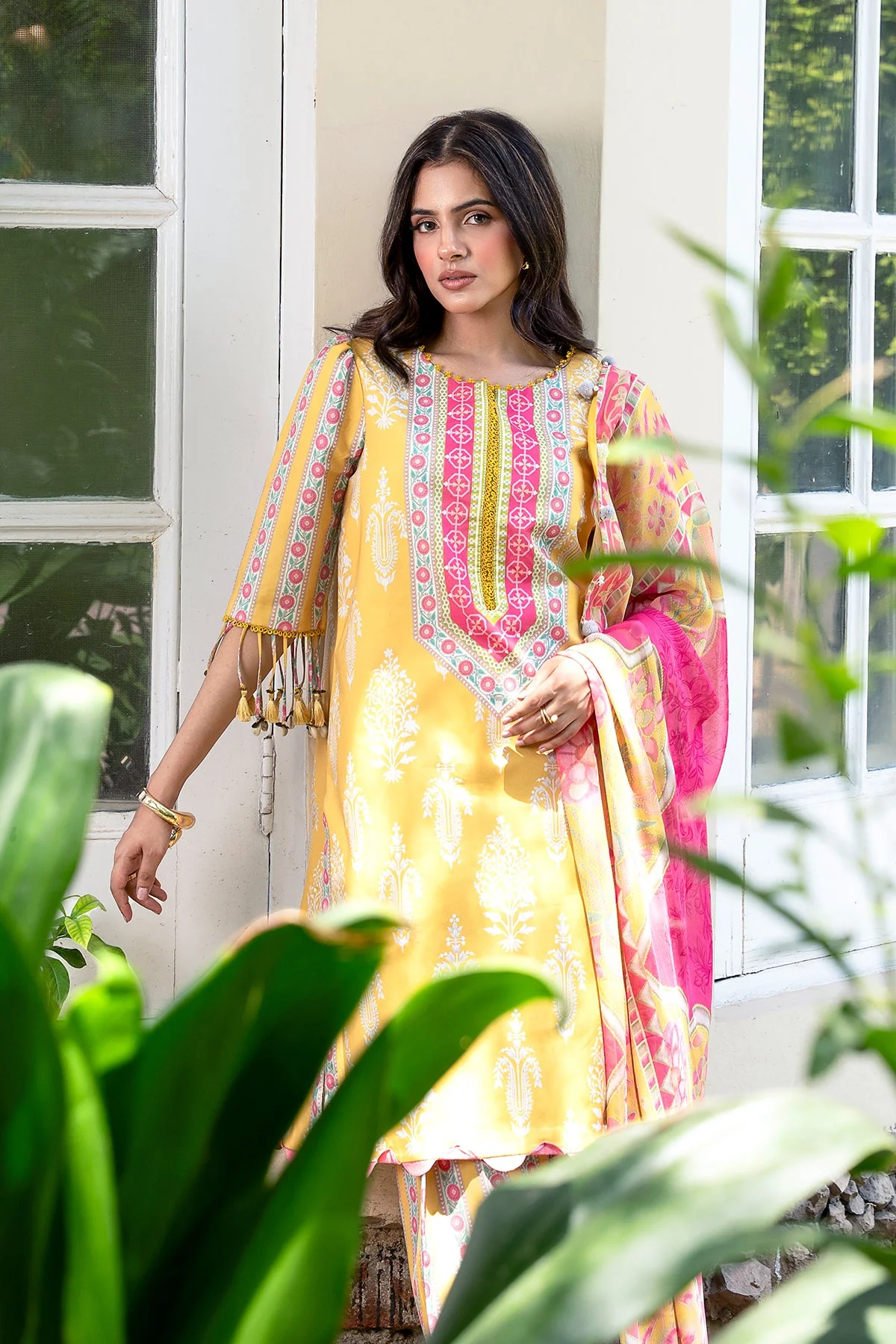 3-PC Printed Lawn Suit CP6-26 PSOK - Image 5