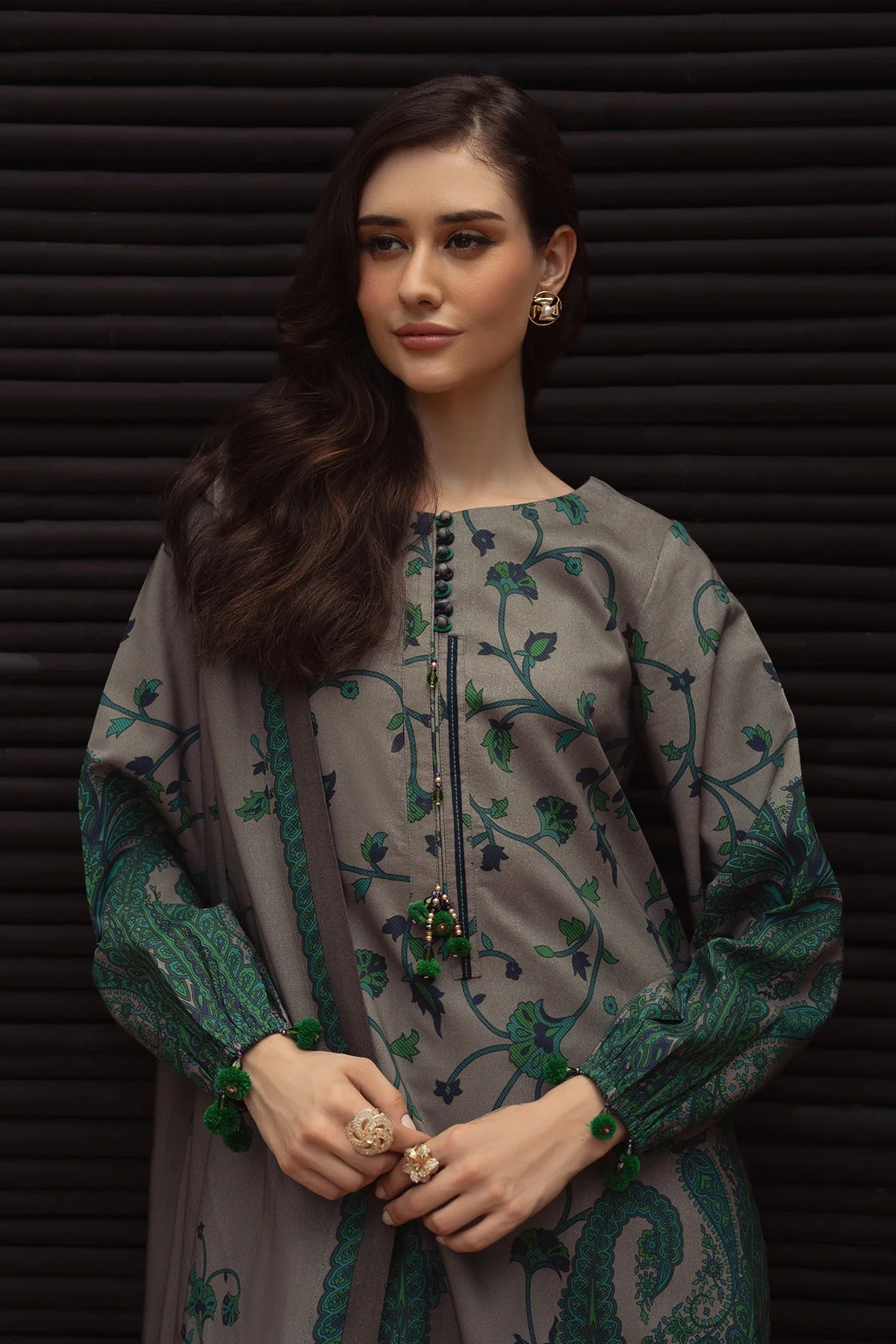3-PC Printed Linen Collection CPW5-07