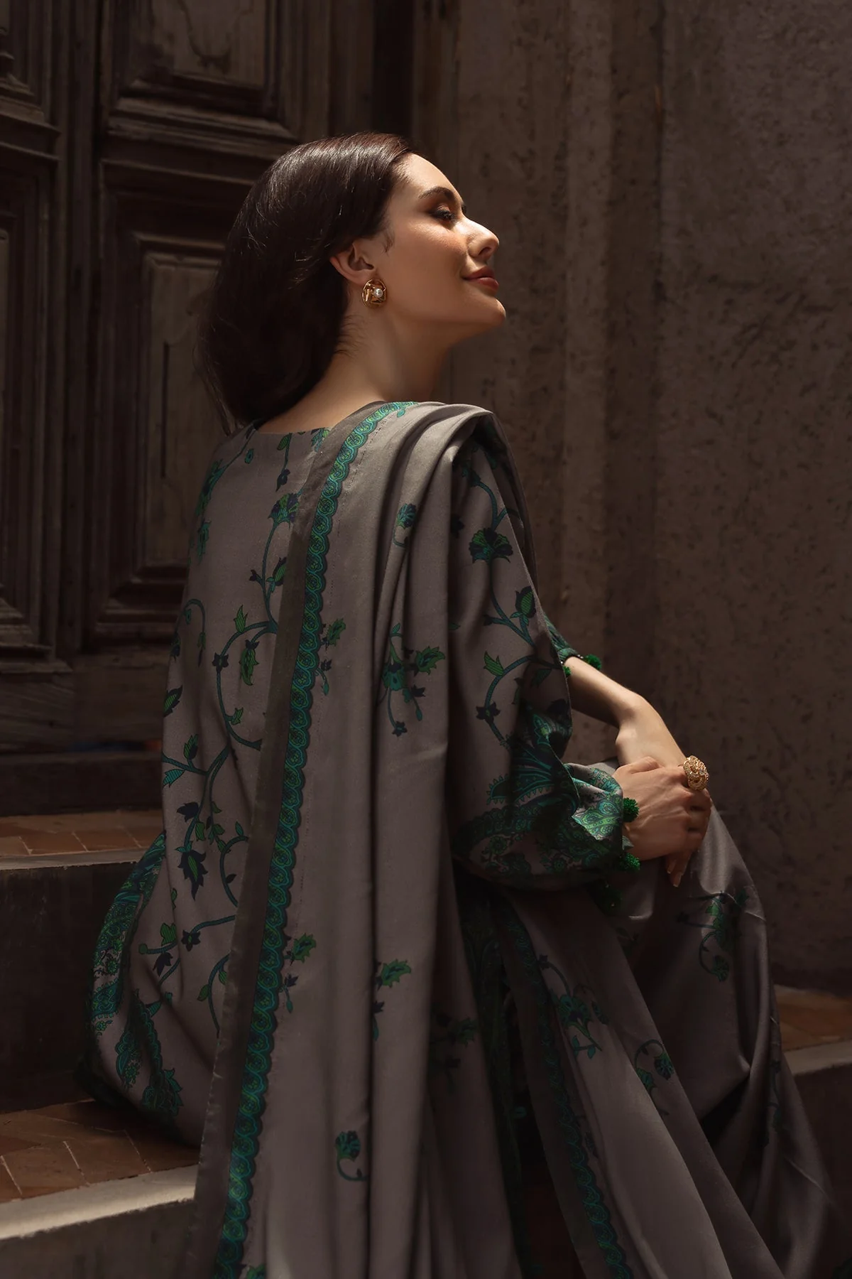 3-PC Printed Linen Collection CPW5-07 - Image 3