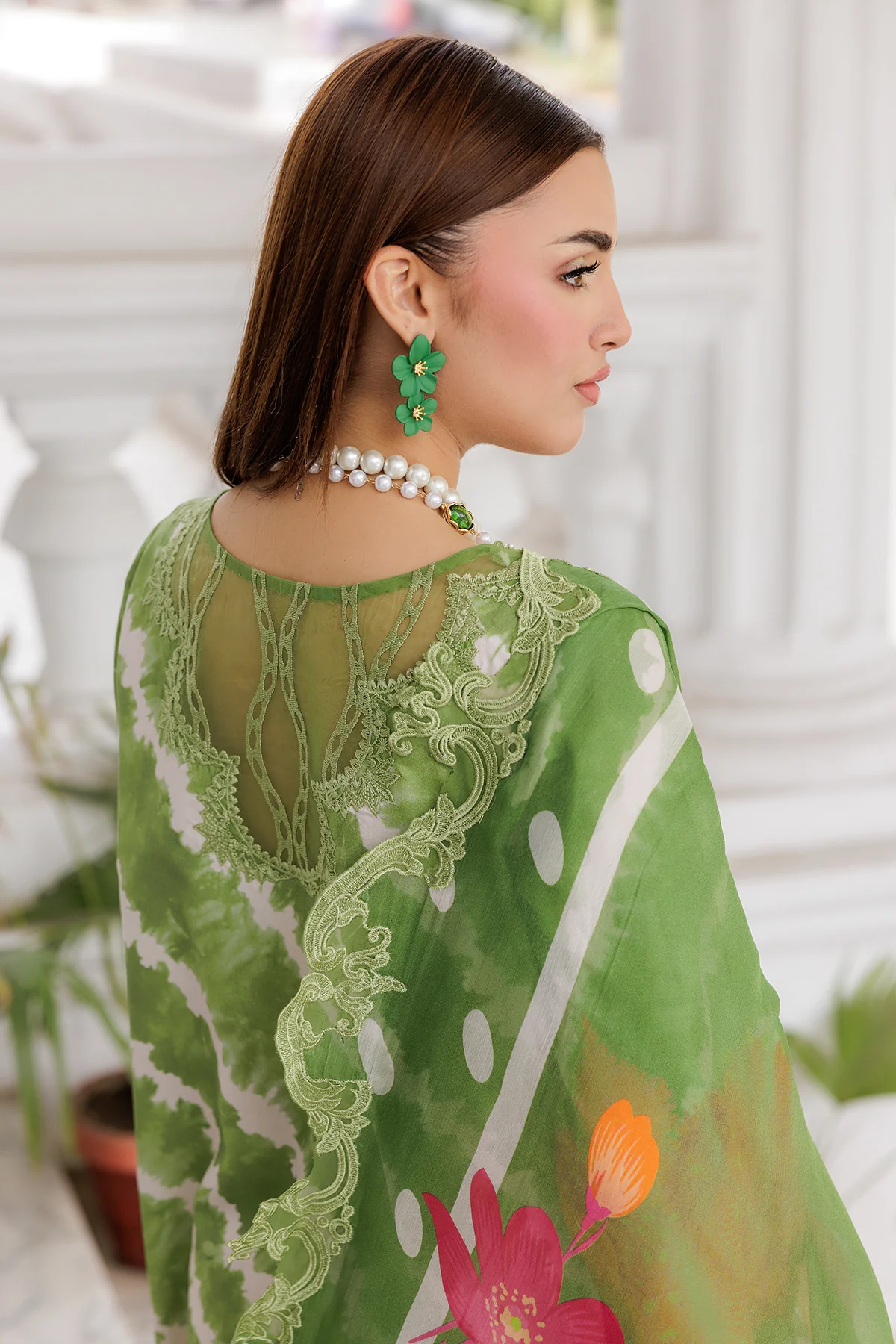 3-PC Embroidered Lawn Collection AG6-02 A PSOK - Image 5