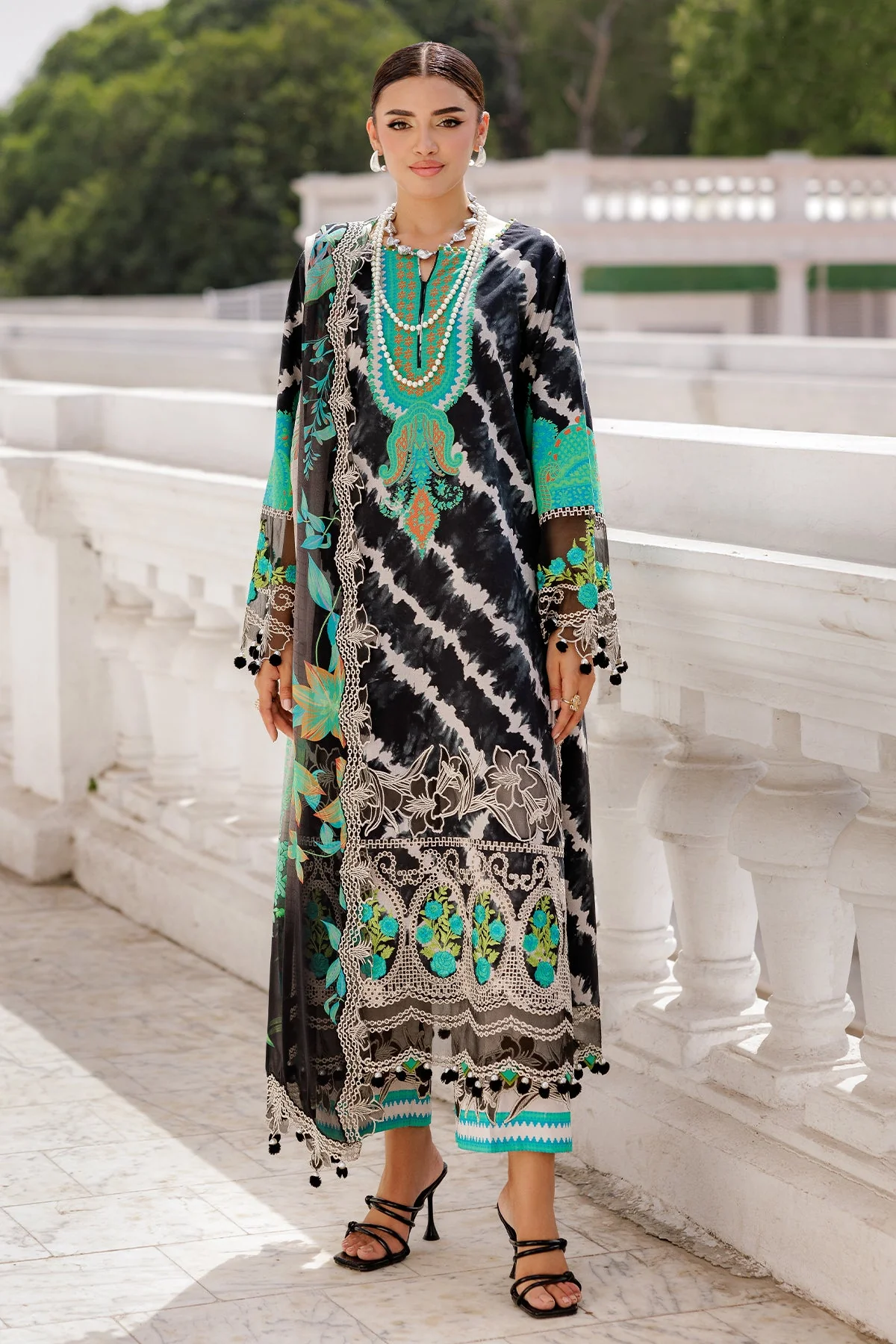 3-PC Embroidered Lawn Collection AG6-03 A PSOK