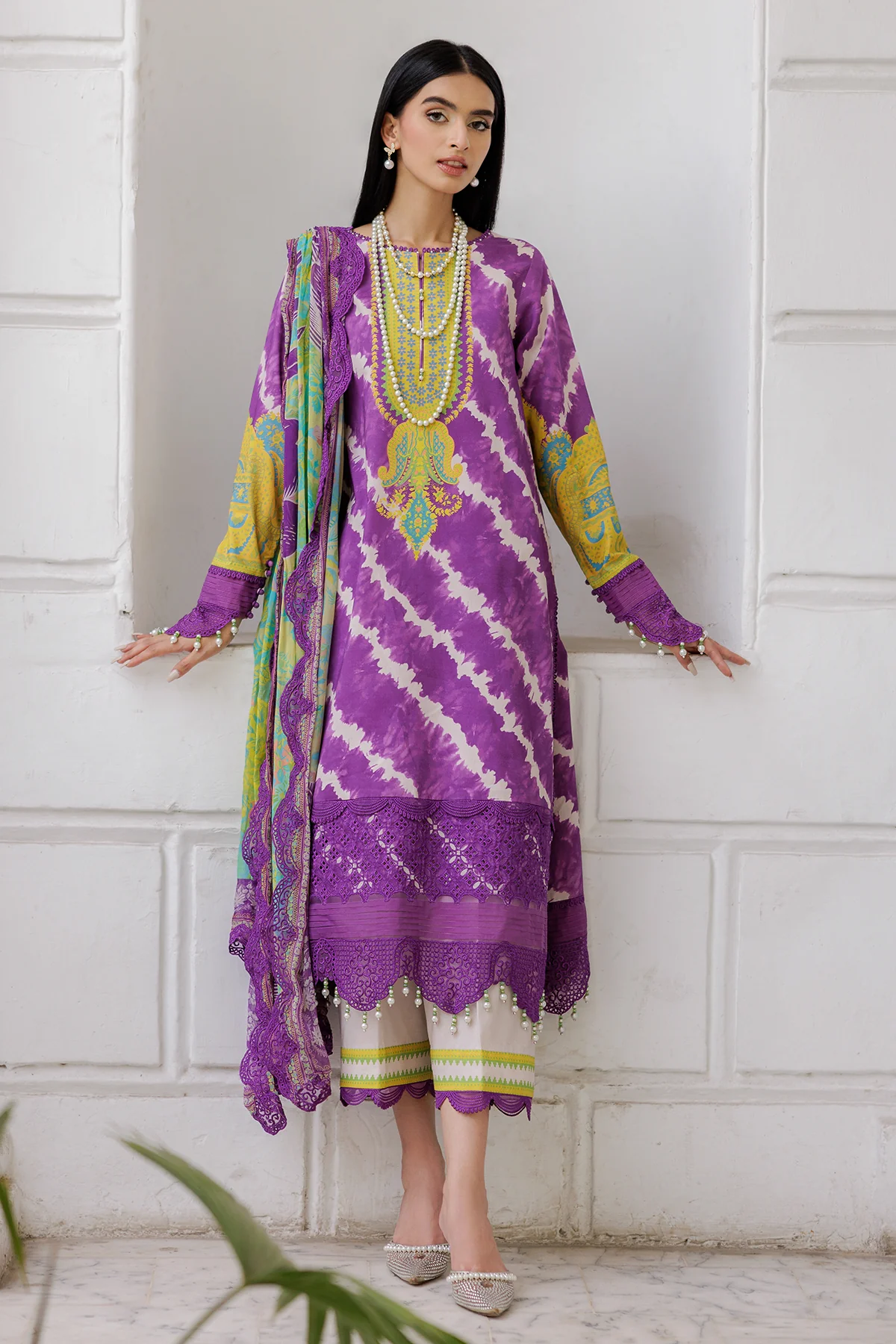 3-PC Embroidered Lawn Collection AG6-05 A PSOK