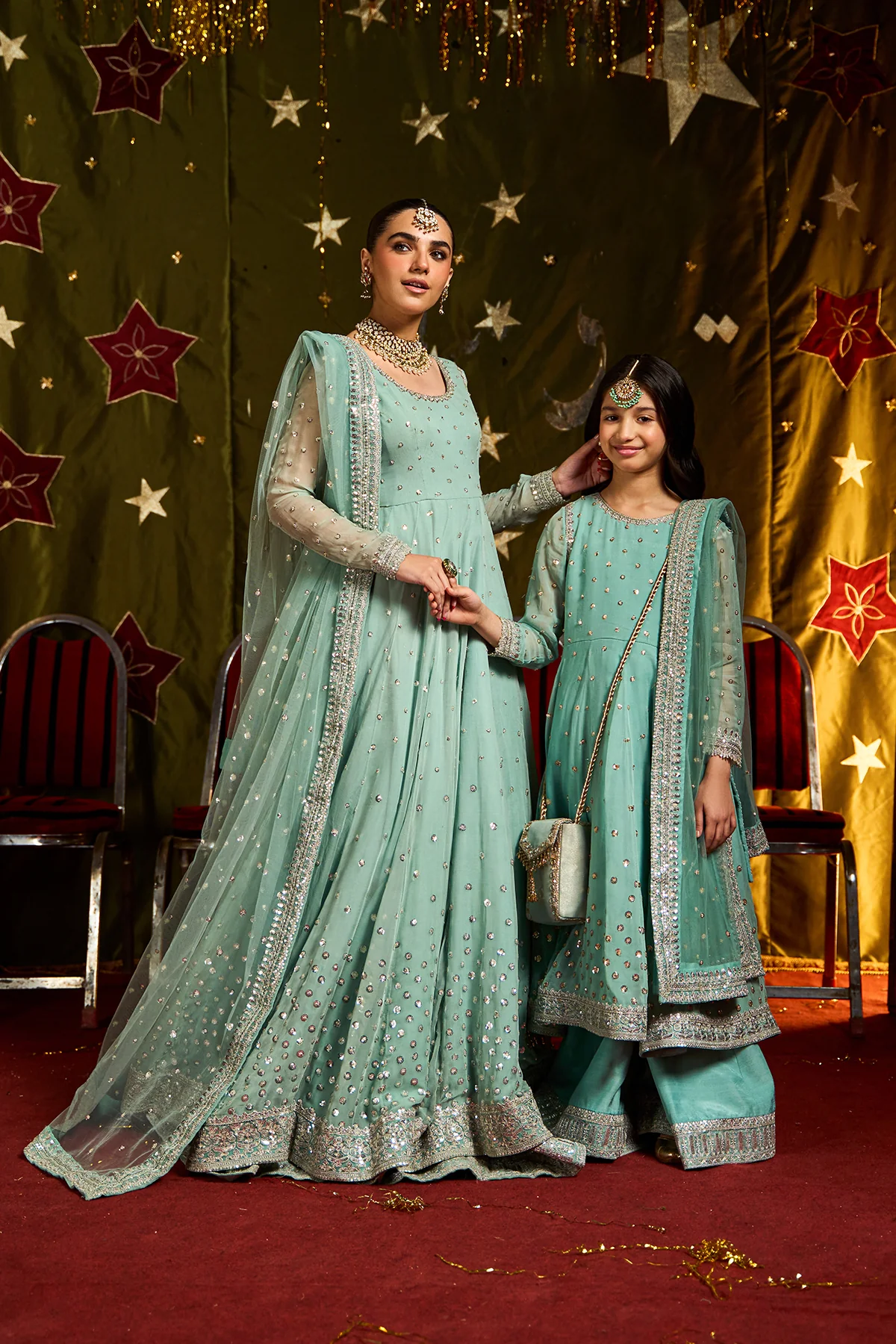 3-PC Embroidered Chiffon Suit CKP-5-185 - Image 5