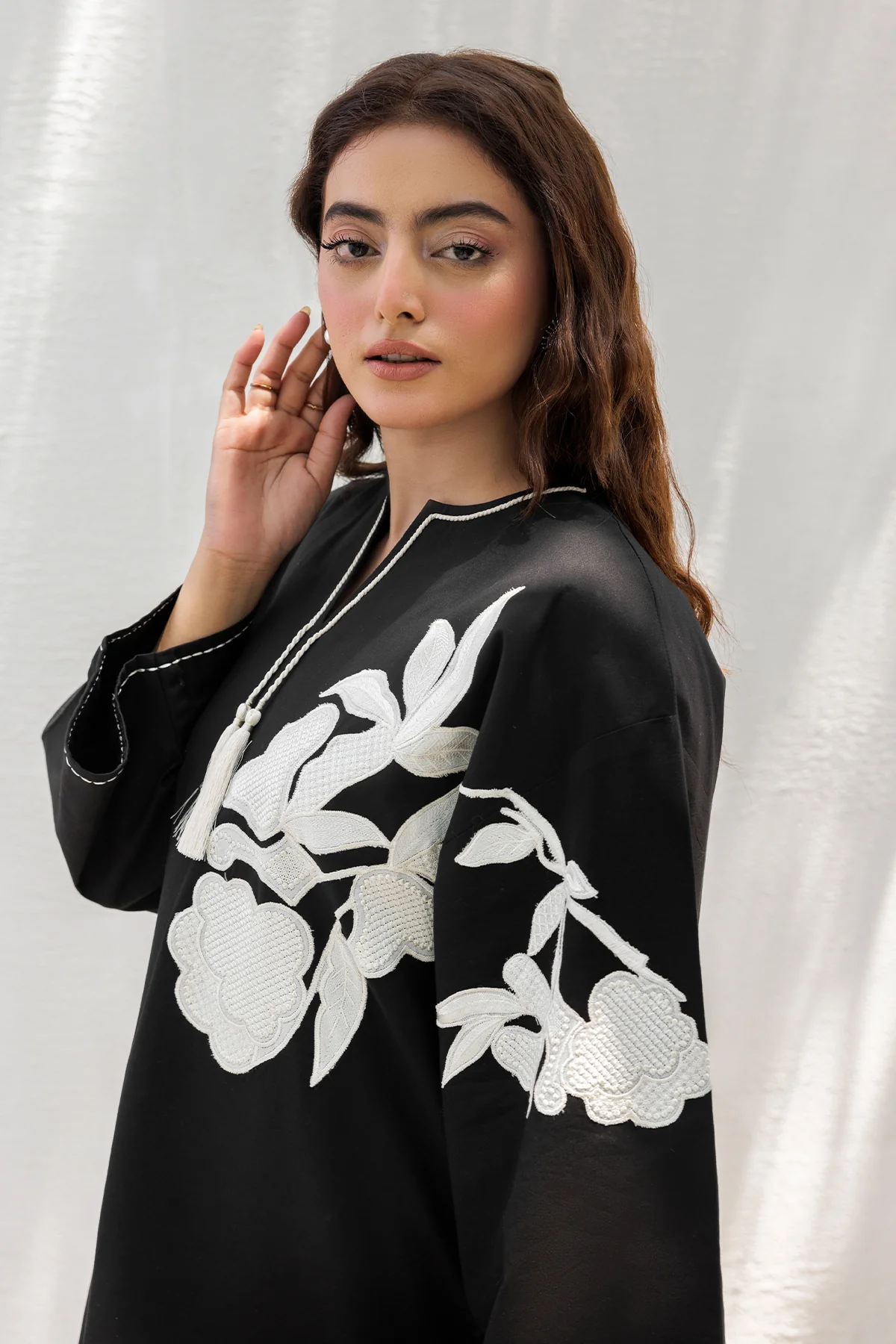 2-PC Embroidered Cotton Suit CNP-5-134 - Image 4