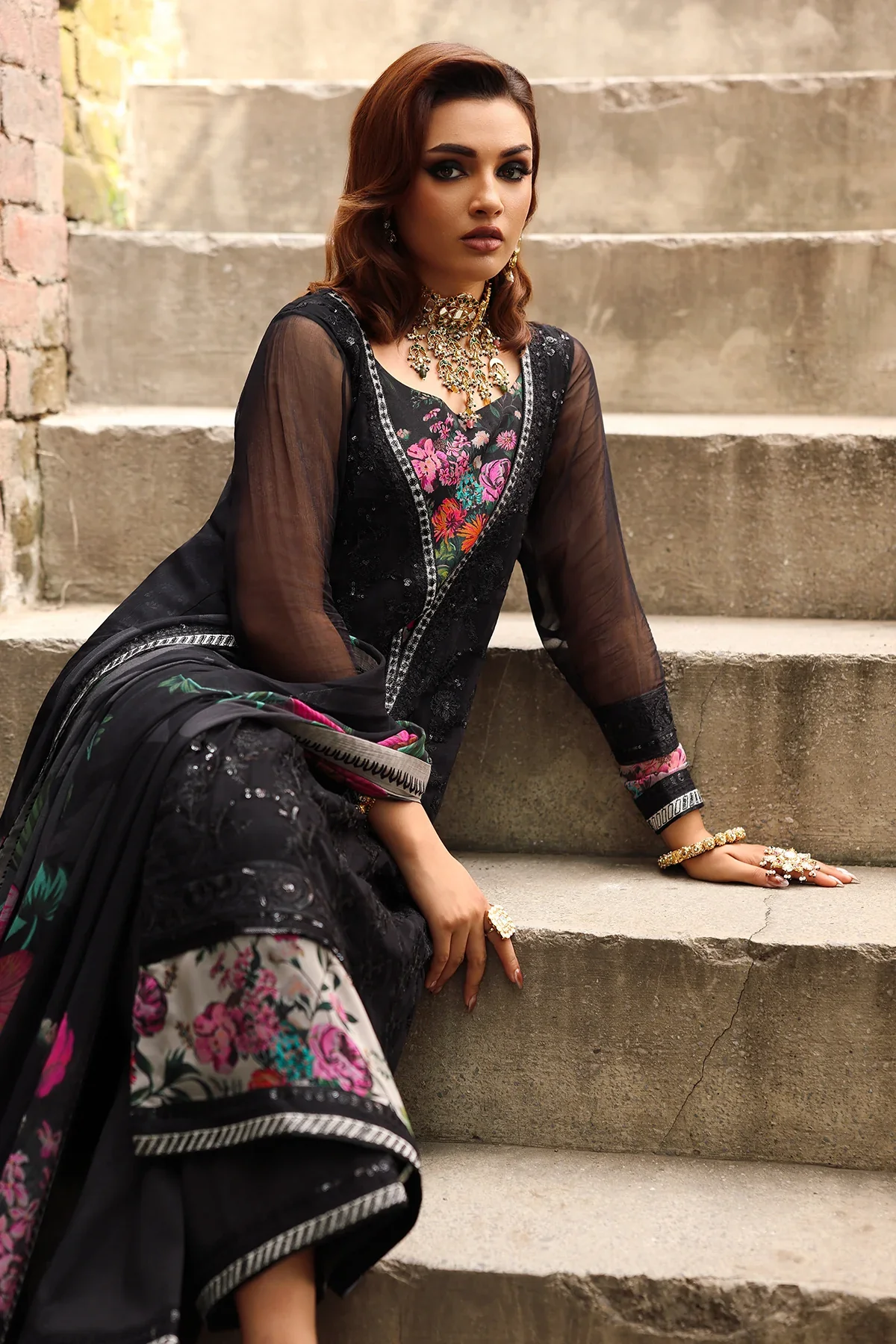3-pc Chiffon Collection VSL25-33 - Image 5